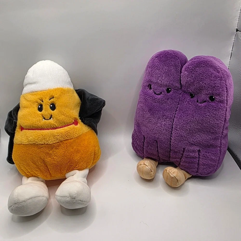 Gigglescape Plush Toy Lot Orange Purple Candy Corn Vampire Popsicle 6x9 6x8